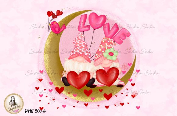 Download The Moon Valentine’s Day Sublimation - Moon Collection