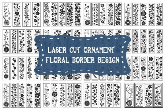 Download Laser Cut Ornamental Floral Border Ideas - Floral border Collection