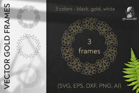 Download Vector Wreaths Silhouettes SVG Clipart - Wreath Collection