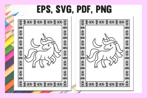 Download Unicorn Coloring Pages for Kids Art Line - Premium Resources