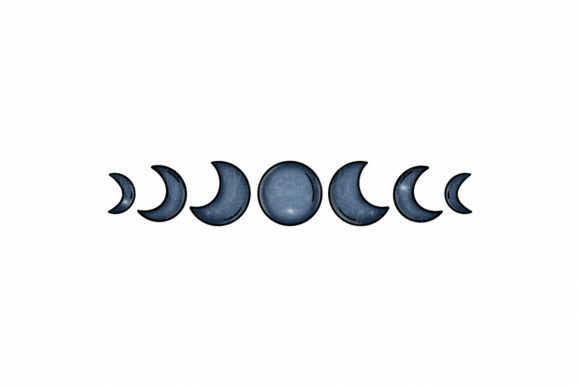 Download Shimmery Moon Phase PNG - Moon Collection