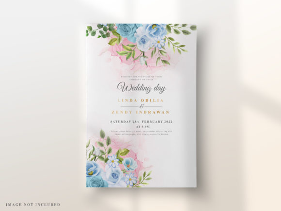Download Elegant Floral Design Wedding Invitation - Elegant Collection