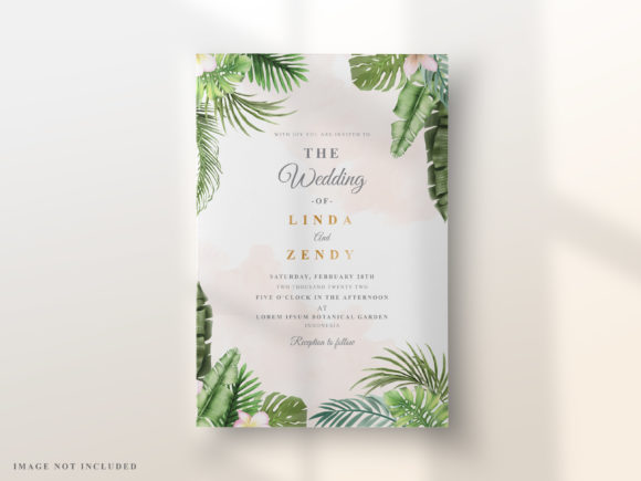 Download Wedding Invitation Elegant Floral Design - Elegant Collection