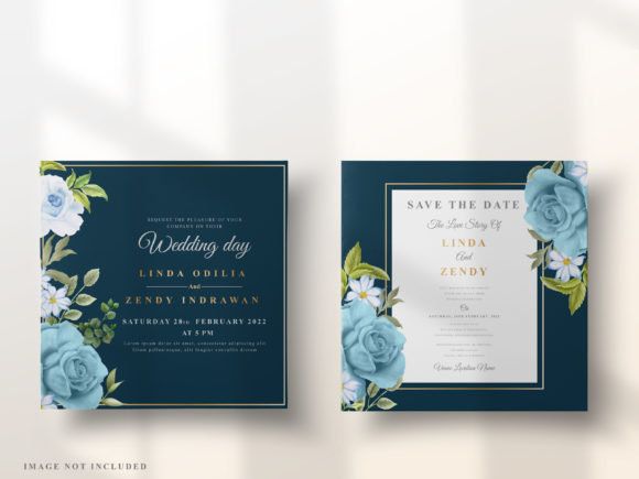 Download Elegant Floral Design Wedding Invitation - Elegant Collection