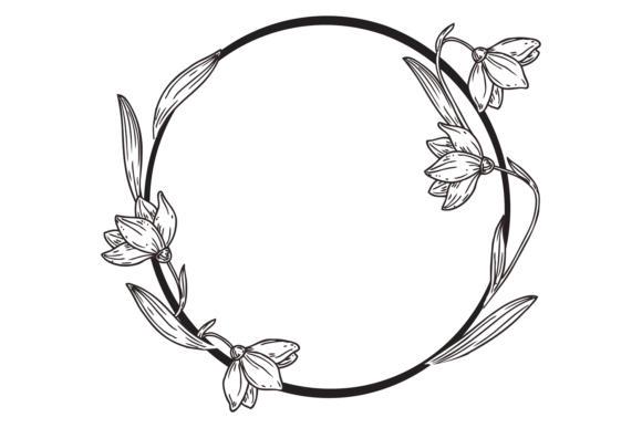 Download Vintage Elegant Frame. Hand Darwn Botani - Elegant Collection