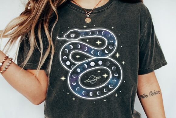 Download Cosmic Snake Moon Phase Saturn Png - Moon Collection