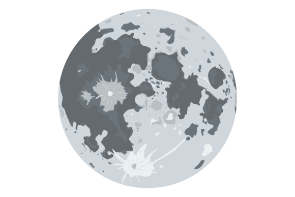 Download Realistic Full Moon. Earth Satellite Sur - Moon Collection