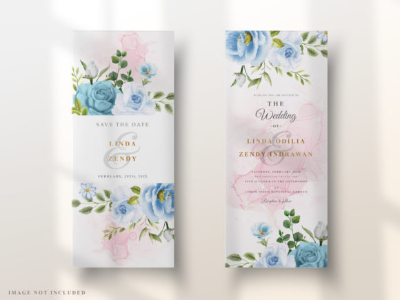 Download Elegant Floral Design Wedding Invitation - Elegant Collection