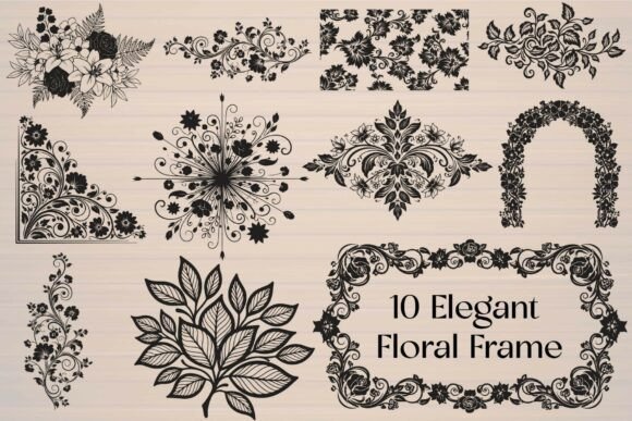 Download Elegant Floral Frame - Elegant Collection