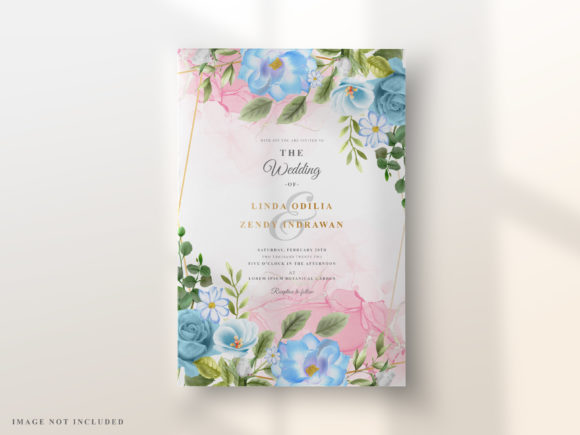 Download Elegant Floral Design Wedding Invitation - Elegant Collection