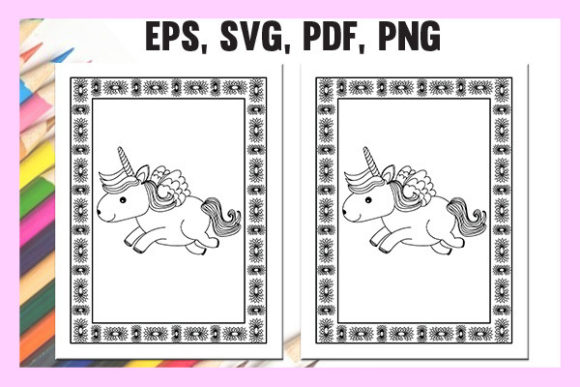 Download Unicorn Coloring Pages for Kids Art Line - Premium Resources
