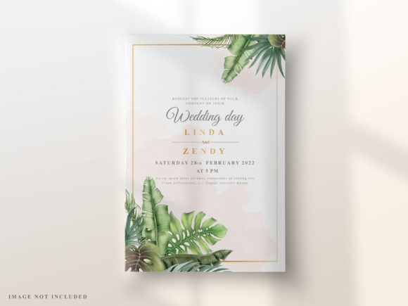 Download Wedding Invitation Elegant Floral Design - Elegant Collection