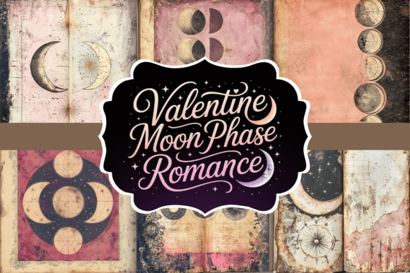 Download Valentine Moon Phase Romance - Moon Collection