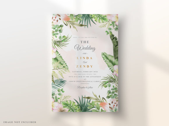 Download Wedding Invitation Elegant Floral Design - Elegant Collection
