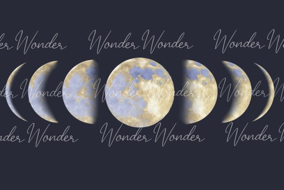 Download Phases of the Moon Clipart, Astrology - Moon Collection