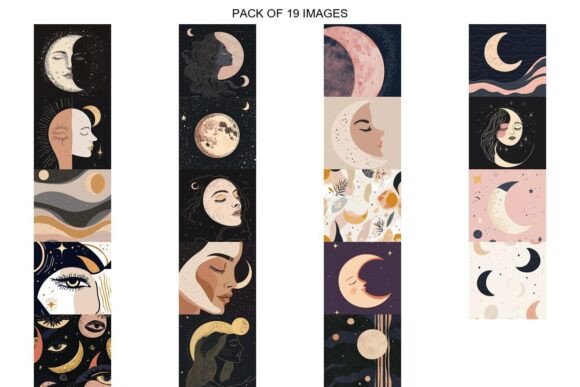 Download Bohemian Moon Backgrounds - Moon Collection