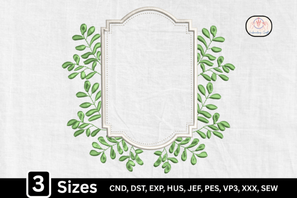 Download Floral Elegant Monogram Frame - Elegant Collection