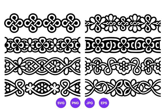 Download Ornamental Floral Border Patterns Vector - Floral border Collection