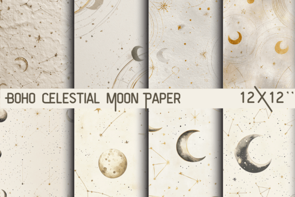 Download Boho Celestial Moon Paper - Moon Collection