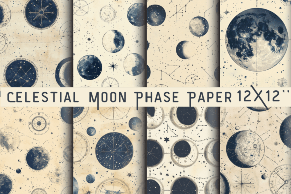 Download Celestial Moon Phase Paper - Moon Collection