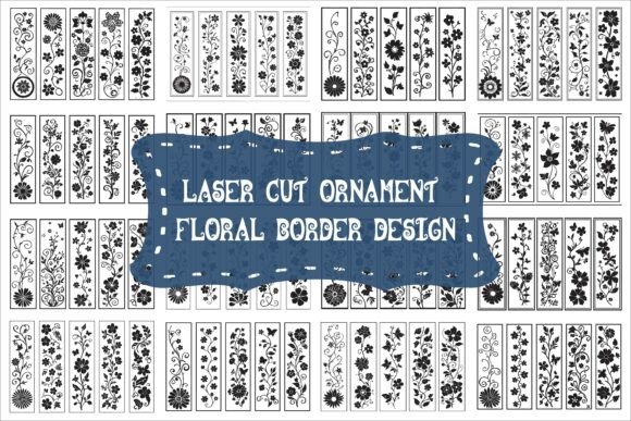 Download Laser Cut Ornamental Floral Border Ideas - Floral border Collection