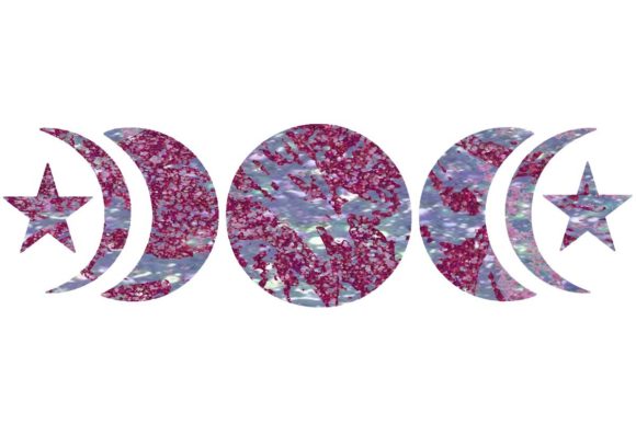 Download SVG Moon Phase Marbled - Moon Collection