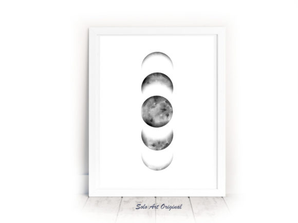 Download Black Moon Phases - Moon Collection