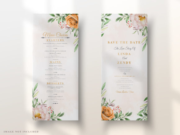 Download Wedding Invitation Elegant Floral Design - Elegant Collection