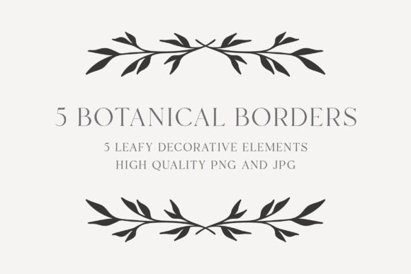 Download Botanical Border Bundle | Elegant Frames - Elegant Collection