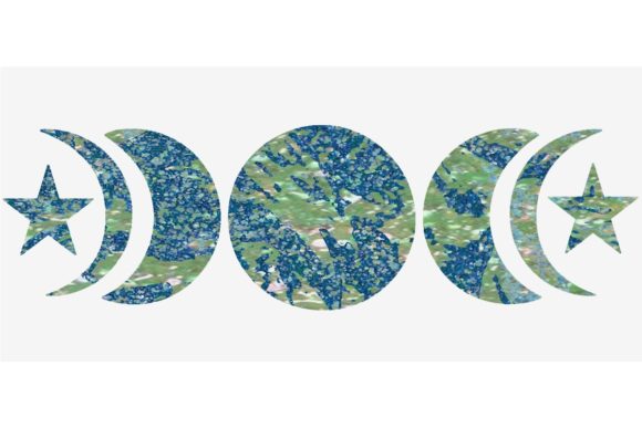 Download SVG Moon Phase Sea Green - Moon Collection
