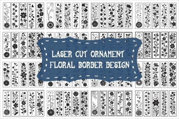 Download Laser Cut Ornamental Floral Border Ideas - Floral border Collection