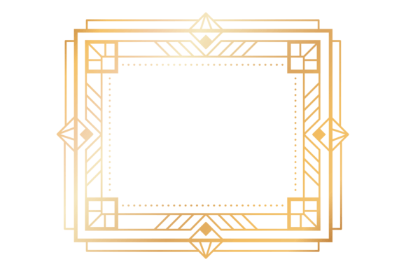 Download Vintage Godlen Elegant Frame. Art Deco B - Elegant Collection