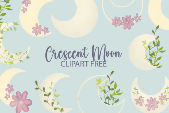 Download Crescent Moon Clipart Free - Moon Collection